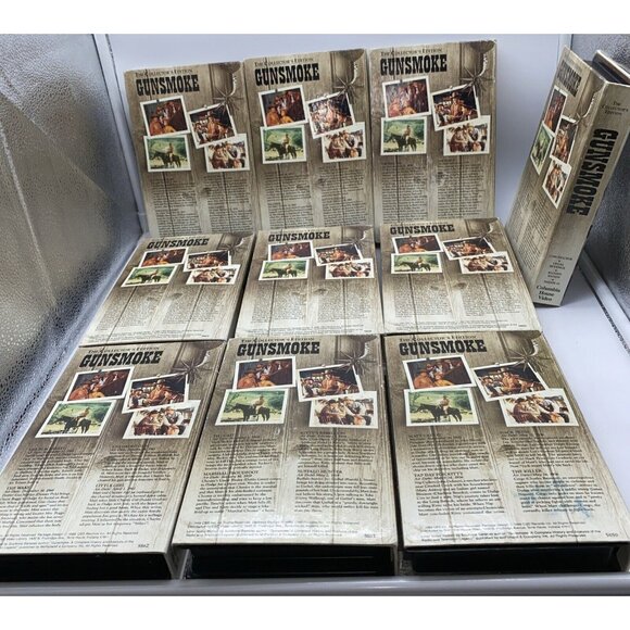 Gunsmoke VHS Collector’s Edition Columbia House CBS Western Bundle Of 10 - Picture 8 of 8